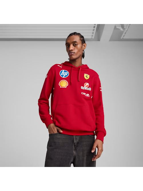 Puma Felpa con cappuccio Team Scuderia Ferrari HP 2025 Ferrari | 76394101SF TEAM HOODIE